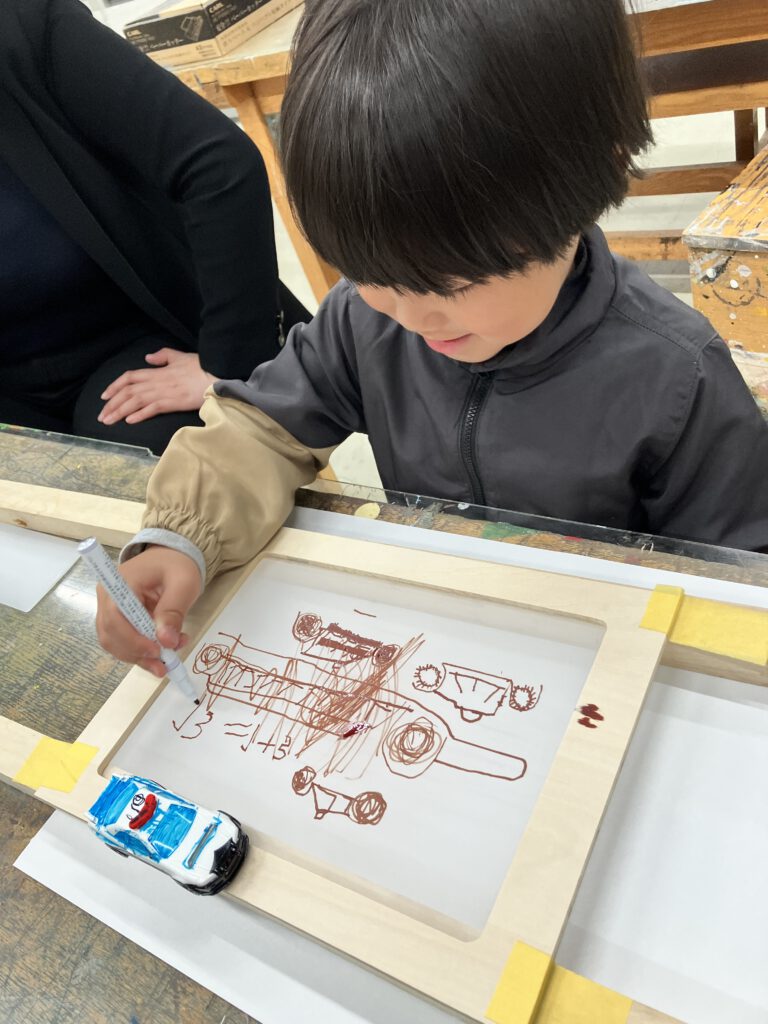 親子でオリジナルＴシャツ作り！自分の絵をプリントしよう！