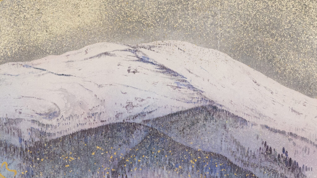 大人のための、本格日本画講座。月山和紙と岩絵具で、自然を描く。